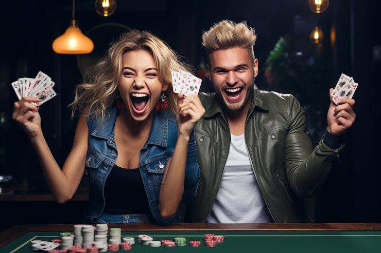 Layar permainan Ceme Online di aplikasi kera hoki menampilkan meja live-dealer dengan kartu dan pemain lain